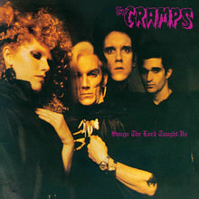 Load image into Gallery viewer, THE CRAMPS - SONGS THE LORD TAUGHT US LIMITED PURPLE & BLACK MARBLED VINYL LP