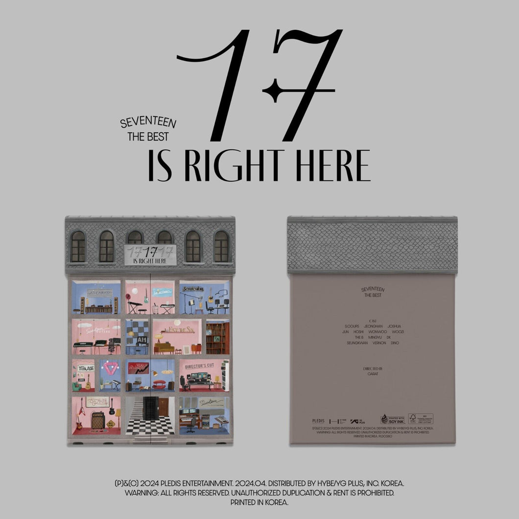 SEVENTEEN - SEVENTEEN BEST ALBUM '17 IS RIGHT HERE (HEAR VER.) 2-CD