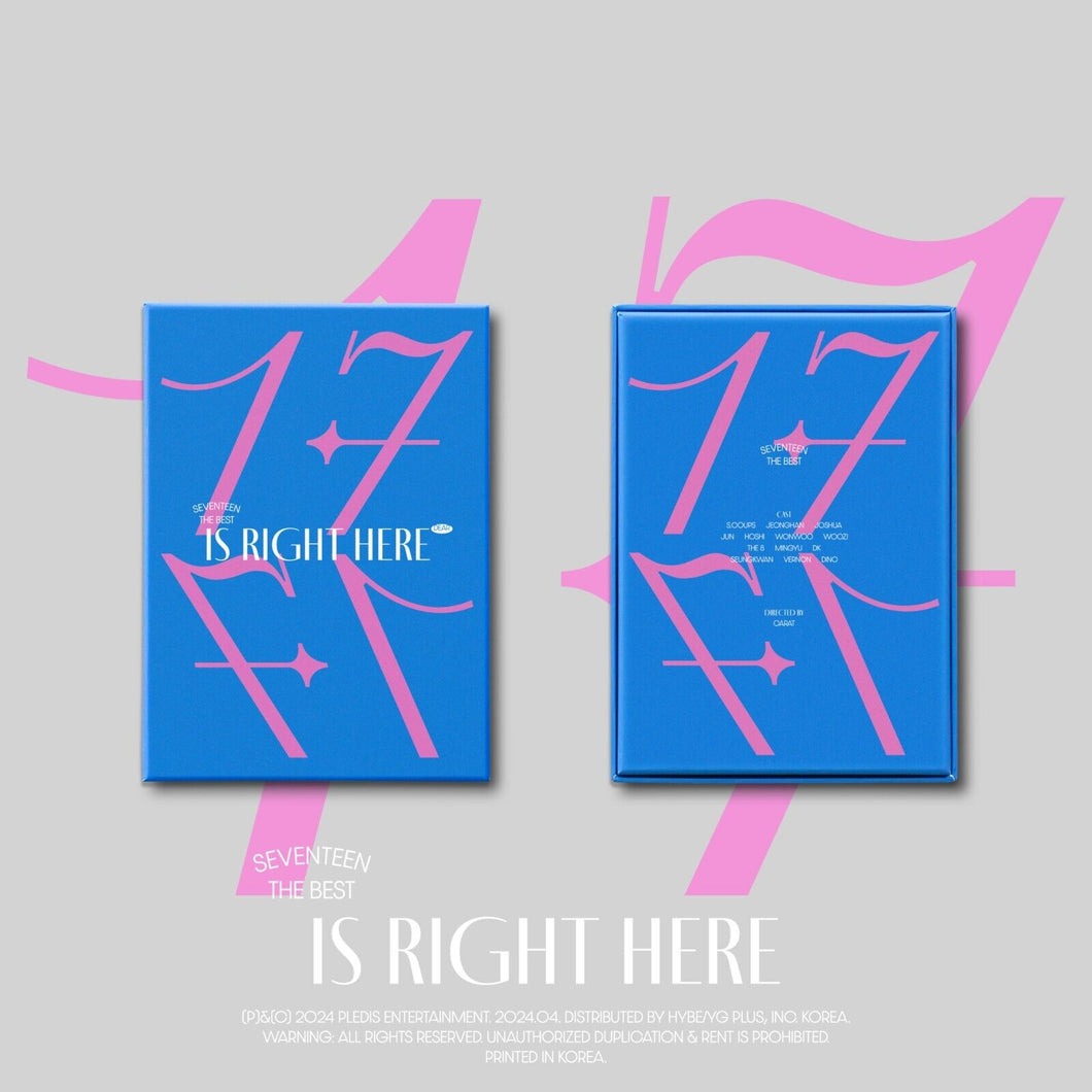 SEVENTEEN - SEVENTEEN BEST ALBUM 17 IS RIGHT HERE (DEAR VER) 2-CD