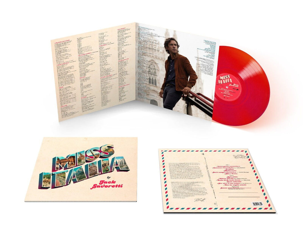 JACK SAVORETTI - MISS ITALIA RED VINYL LP