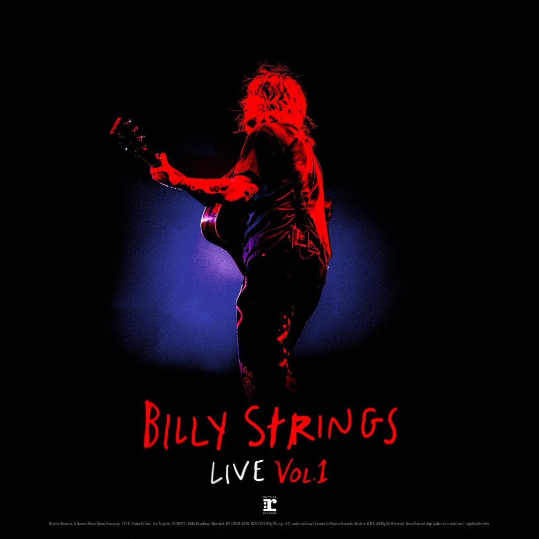 BILLY STRINGS - LIVE VOLUME 1 2-CD