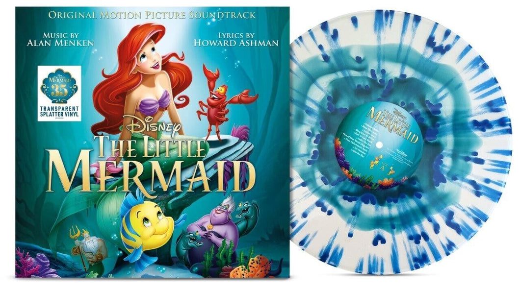 THE LITTLE MERMAID 35TH ANNIVERSARY EDITION SPLATTER VINYL LIMITED EDITION LP