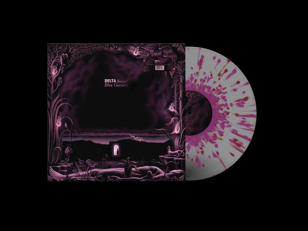 DELTA SLEEP - BLUE GARDEN PURPLE AND GREY SPLATTER VINYL LP