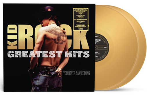 KID ROCK - GREATEST HITS YOU NEVER SAW COMING GOLD VINYL 2-LP