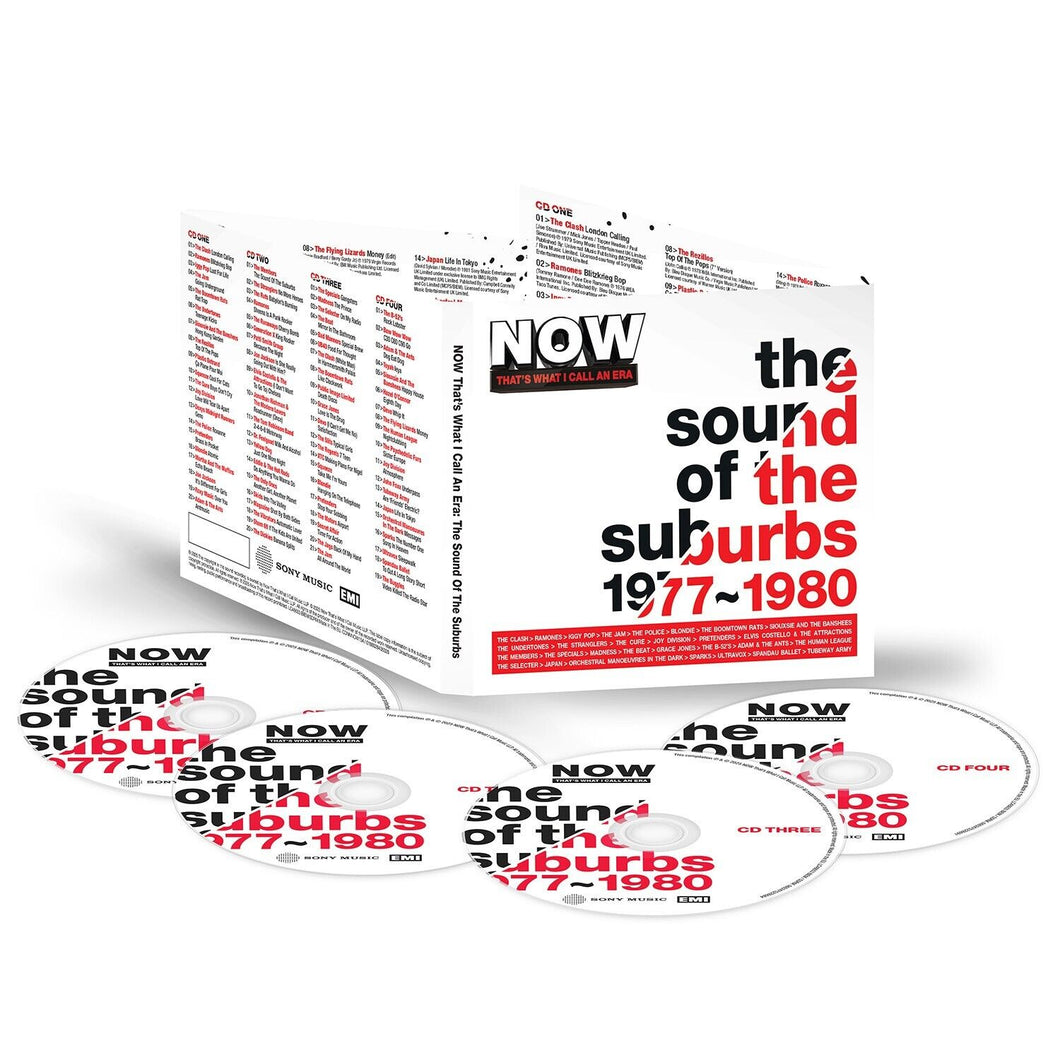 NOW THAT'S WHAT I CALL AN ERA: THE SOUND OF THE SUBURBS 1977 - 1980 SPECIAL 4-CD
