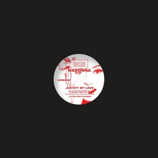 MADONNA - JUSTIFY MY LOVE AFTERU REMIXES RED VINYL 12