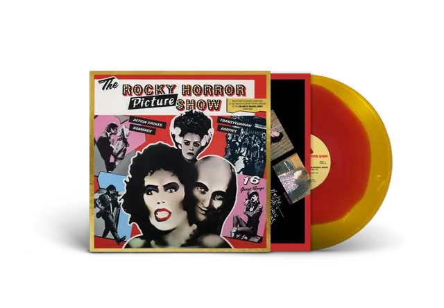 THE ROCKY HORROR PICTURE SHOW 50TH ANNIVERSARY RED & GOLD VINYL LP