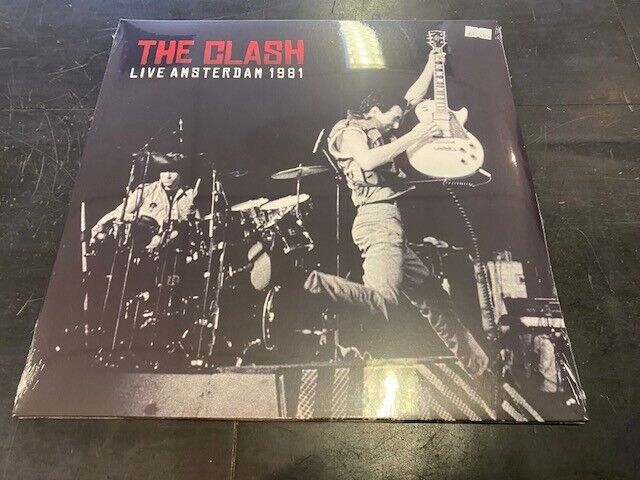 THE CLASH - LIVE AMSTERDAM 1981 CLEAR VINYL 2-LP